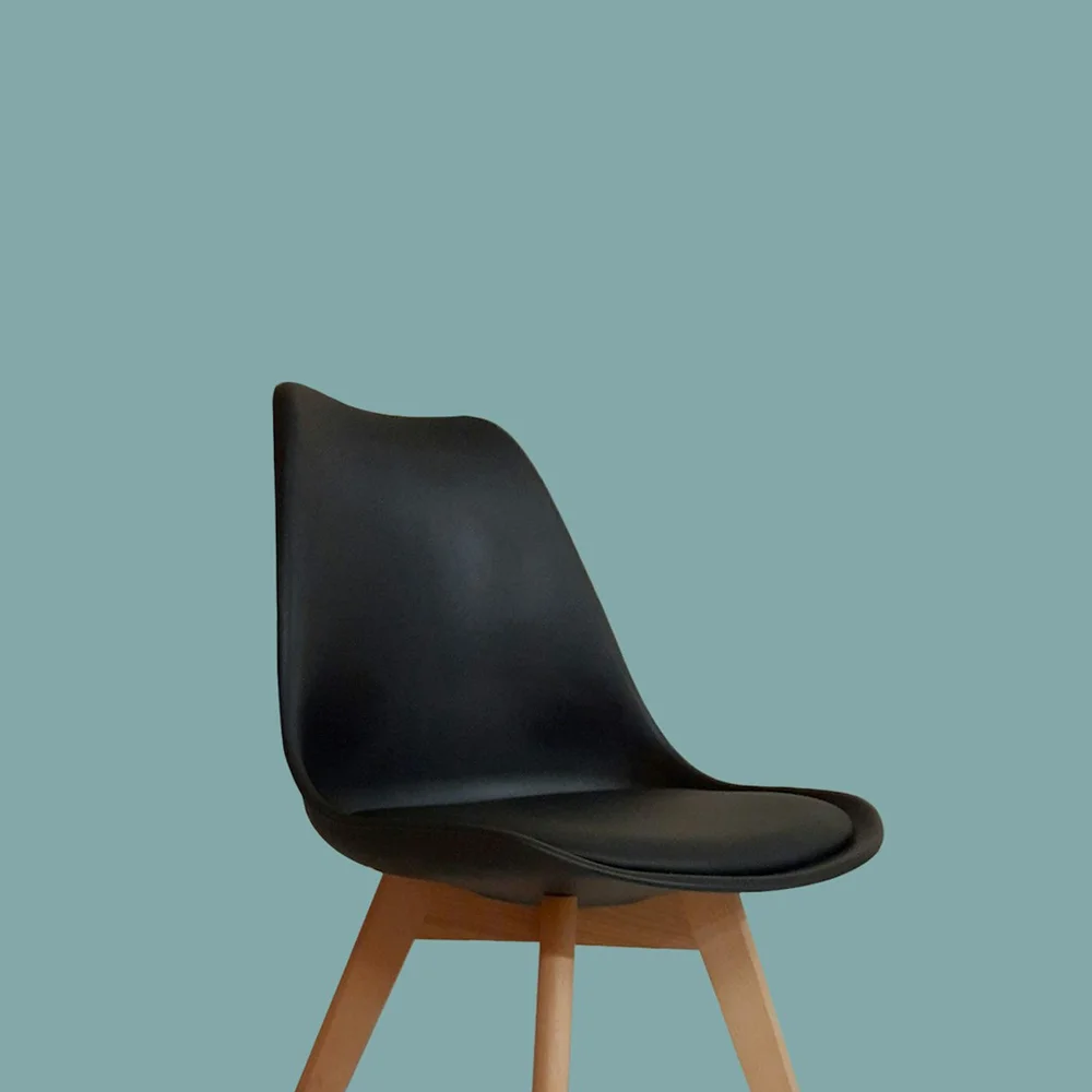 เก้าอี้ทานอาหารไม้แอชแท้เบาะผ้าทอขนแกะ (Nordic Lounge Chair)