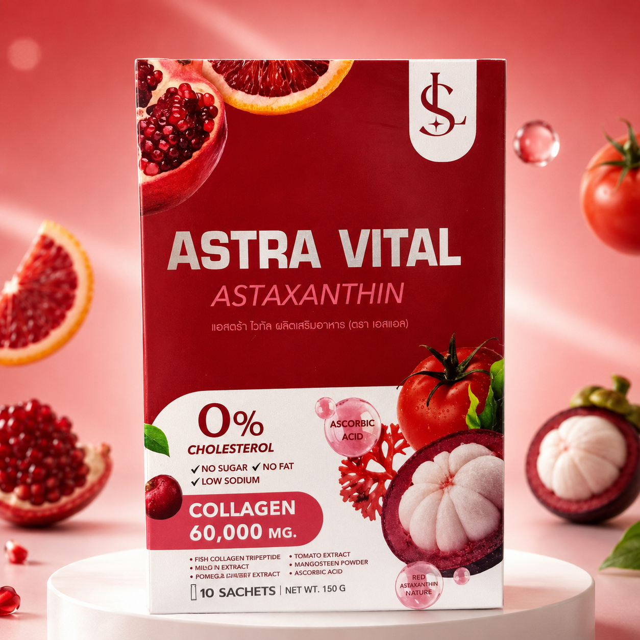 ส่วนประกอบสำคัญ ASTRA VITAL แอสตาแซนธิน