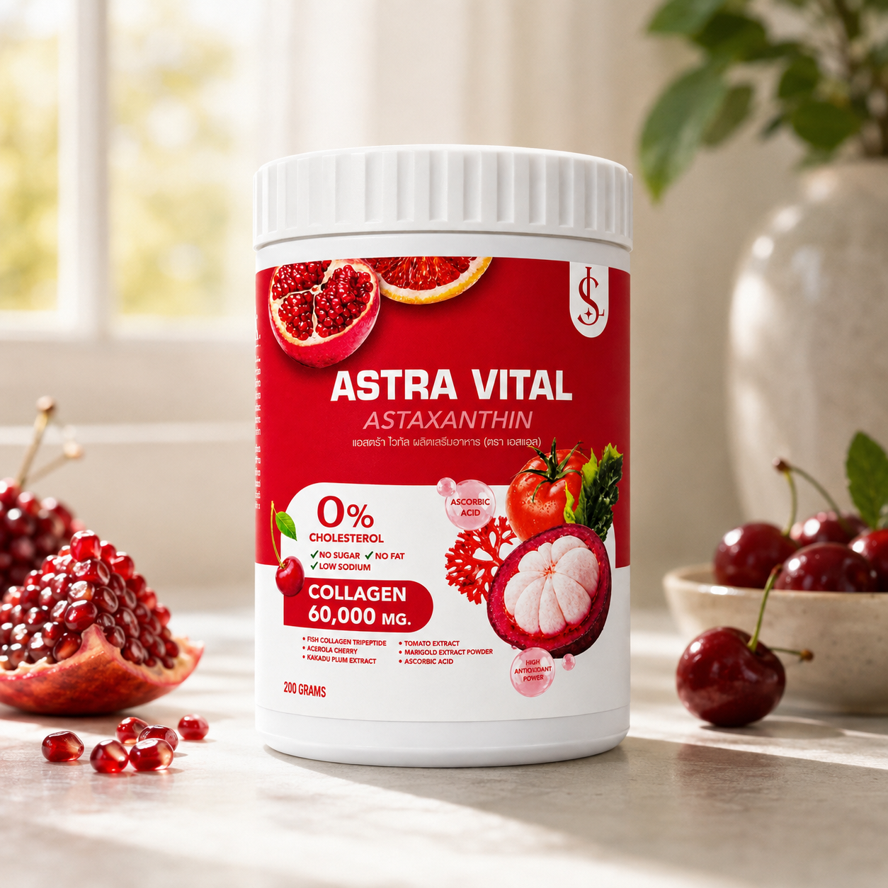 คุณสมบัติคอลลาเจนกระปุก ASTRA VITAL