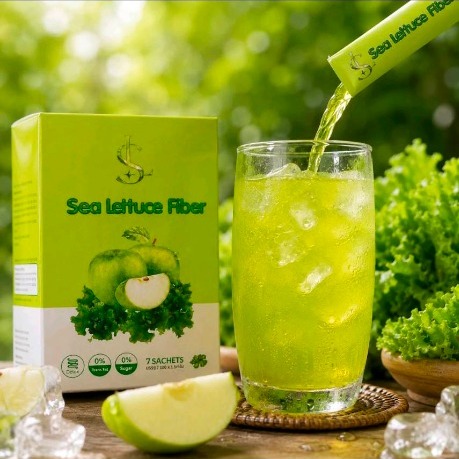 ผลิตภัณฑ์เสริมอาหาร ซี เลททูซ ไฟเบอร์ ตรา เอสแอล (Sea Lettuce Fiber SL Brand)